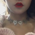 thumbnail image 3 of CAROOTU Floral/Heart Shape/Butterfly Necklace for Wife Girlfriend Gift for, 3 of 6