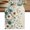 White, variant on Teal Tulips Spring Table Runner 36 Inches,Short Dining Table Runners Dresser Scarves,Beige Floral Garden Butterflies Kitchen Coffee Tablerunner for Tabletop Party Birthday Holiday Wedding 13"x36"