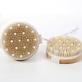 thumbnail image 5 of Cepillo Corporal para Baño Masaje Exfoliante de Cerdas Naturales para Eliminar Toxinas de la Piel Muerta para el Cuerpo Exfolia y Estimula la Circulación Sanguínea Durante, 5 of 5