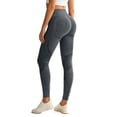 thumbnail image 5 of Akiihool Yoga Pants Women Work Soft Leggings for Women - High Waisted Tummy Control No See Through Workout Yoga Pants (Dark Gray,XL), 5 of 5