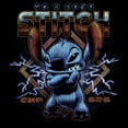 thumbnail image 2 of Mens Lilo & Stitch 80s Rocker Stitch Lightweight Hoodie, 2 of 4