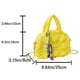 thumbnail image 4 of Bolso bandolera para mujer Bolso de hombro acolchado informal Bolsos y monederos (Amarillo) Ndcxsfigh Para Estrenar, 4 of 4