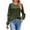 Army Green, variant on Kaemgyyd Womens Long Sleeves Ribbed Tops Casual Knit Tunic Shirts Fashion Crewneck Button Work Blouses Fall Winter Clothes