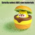 thumbnail image 4 of Gqtwoy Hamburger Car Toy, Press and Slide Fun Toy, Cute Animal Car with Soft Rubber Wheels, Interactive Burger Vehicle, Ideal for Gifts, Stress Relief and Playful Entertainment, 4 of 6