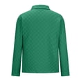 thumbnail image 5 of ZCFZJW Men's Long Sleeve Button Down Shirts Casual Big and Tall Regular Fit Solid Color Cotton Linen Shirts Untucked Beach Shirt with Pockets Green XXL, 5 of 6