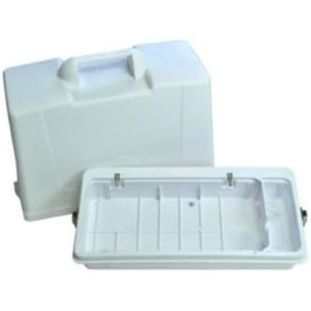 Alphasew Deluxe P60214 Hard Plastic Carrying Case Fits 14.5x7in Standard Flat Bed Sewing Machines, or 17.5x7.25in Longer Bed like some Singers, Movable Divider$$Art & Craft