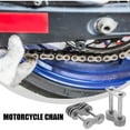 thumbnail image 5 of SHOWERORO 10Pcs Motorcycle Chain Connector Silver Durable Heavy Duty Link for Reliable Chain Repair, 5 of 5