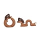 thumbnail image 2 of 2 figuras de perro salchicha para decoración de salpicadero, divertidas estatuas de perro pequeño, esculturas de cachorro para chimenea, de TV Estilo B, 2 of 8