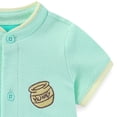 thumbnail image 2 of Disney Winnie the Pooh Honeycomb Henley Romper (Baby Boys), 2 Piece Set, Sizes 3M-9M, 2 of 4