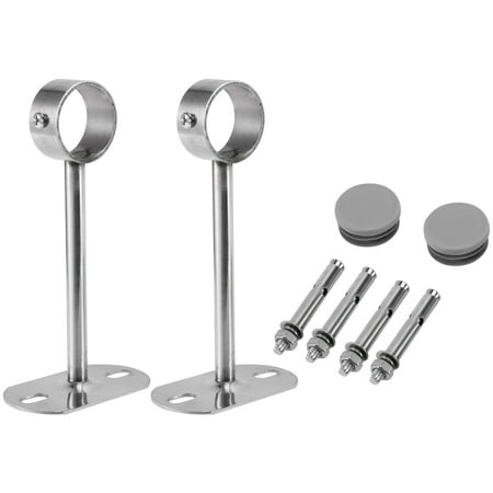 

Ceiling-Mount Bracket Wardrobe Pipe Bracket 32mm Dia Wardrobe Rod Lever Support Holder Pipe Flange Socket 2Pcs(150mm)