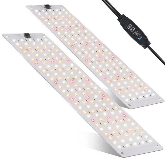 Lámpara Planta Regulable 20W 5000K 270/540LEDs 10 Niveles para Casa Verde