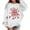 White, variant on Fiaer Christmas Sweatshirts Women Reindeer Funny Graphic Pullover Plus Size Long Sleeve No Hooded Hoodies Crew Neck Loose Fit Trendy Tops White 160