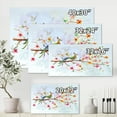 thumbnail image 4 of Designart ' Little Bird Sitting On Blooming Branch ' Traditional Canvas Wall Art Print, 4 of 4