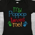 thumbnail image 4 of Inktastic My Poppop Loves Me Grandchild Boys or Girls Baby Bodysuit, 4 of 5