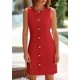thumbnail image 3 of Vestido de trabajo PRETTYGARDEN 2025 para primavera, formal, formal, rojo, 3 of 9