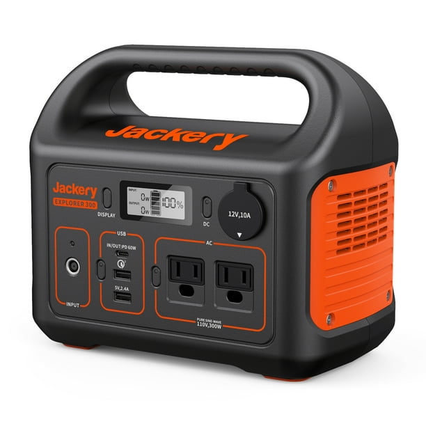Jackery 110V/300W AC Portable Power Station with 293Wh Lithium Battery