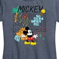 thumbnail image 3 of Mickey & Friends - Mickey Mouse Repeat - Women's Short Sleeve Graphic T-Shirt, 3 of 5