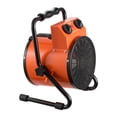thumbnail image 5 of KFFKFF Electric Greenhouse Heater, 1500W Space Heater with Fan & Heat Settings, IPX4 Waterproof, Adjustable 25° Angle, Overheat Safety Feature, Ideal for Grow Tents, Greenhouses, Flower Rooms, 5 of 9
