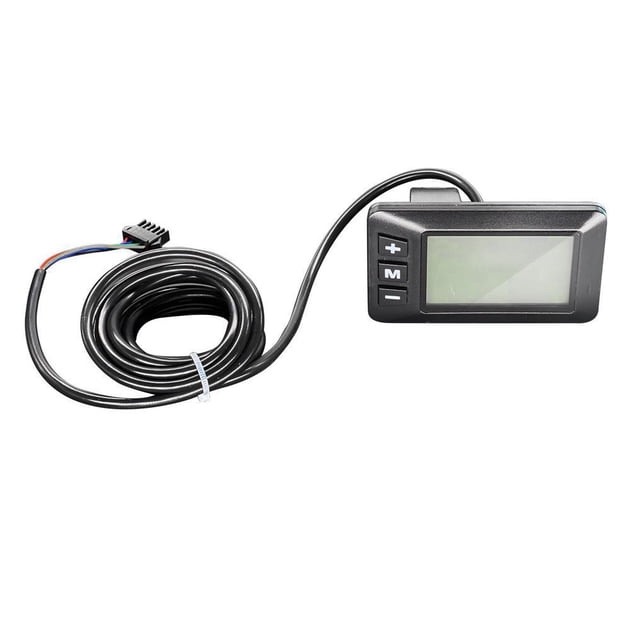 Advancent Controlador de Panel de pantalla LCD para bicicleta, manillar de bicicleta eléctrica resistente al agua, pieza de conversión de Bicicletas eléctricas