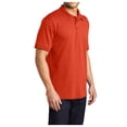 thumbnail image 3 of Yellow Rooster Mens Tall Core Blend Jersey Knit Polo Orange XLT, 3 of 4