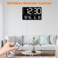 thumbnail image 4 of Digital Wall Clock,15.6 in LED Wall Clocks Large Display, 4 of 5