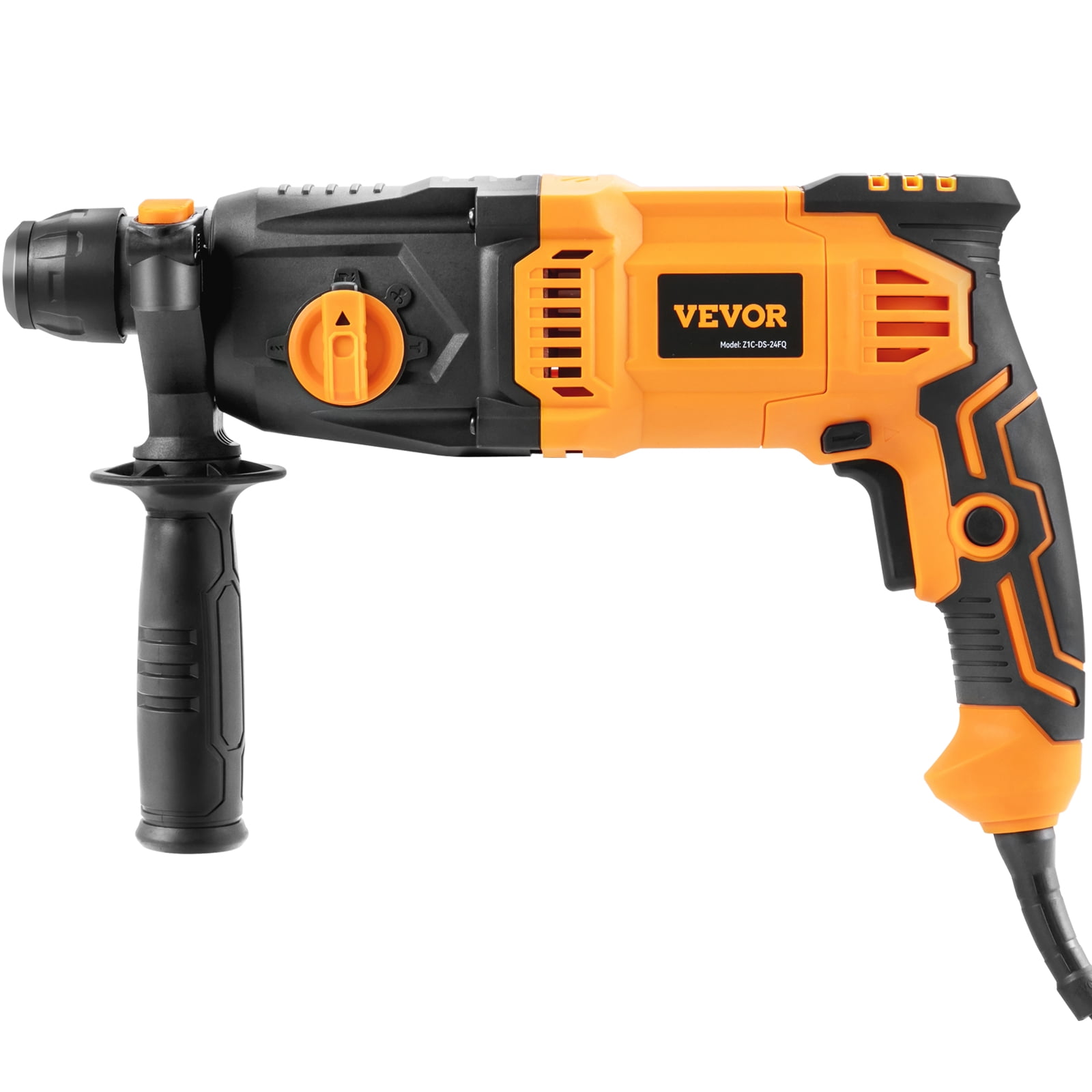 4 Function SDS Plus Rotary Hammer Drill, 1500W Corded Hammer Drill Power  Impact Drill Heavy Duty 6 Variable Speed 13 mm Key Control Chuck, with Case  : : DIY & Tools