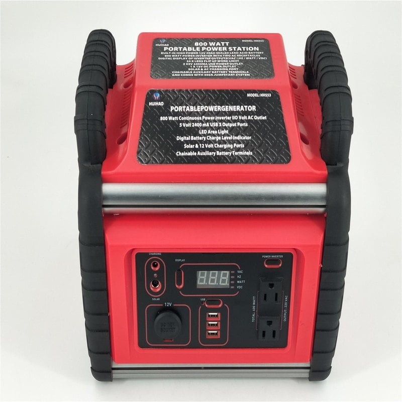 UKISHIRO 12V 500Ah Battery Generators Portable Generator1700 Peak Amps