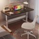 thumbnail image 3 of Office Gaming Computer Desks Study Standing White Auxiliary Writing Computer Desks Office Small Mesa Plegable Furniture HY My Lux Decor Round, 3 of 28