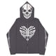 thumbnail image 1 of Sudadera con esternón oscuro europeo y americano para hombre y mujer, sudaderas con capucha góticas para pareja, sudadera de Cremallera larga de talla grande Harajuku 2023, 1 of 5