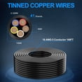thumbnail image 3 of Cable eléctrico NAOEVO, calibre 18, 5 conductores, PVC, 18 AWG, 30 m, 3 of 6