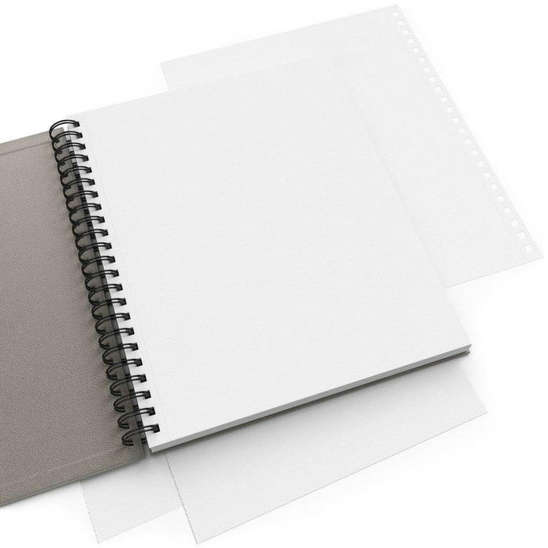 Arteza Gray-Toned Sketchbooks, Pack of 2, 9 x 12 Inches, 50-Sheet Drawing  Pads, 80lb Acid-Free Paper, Spiral-Bound, Art Supplies for Graphite 