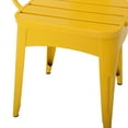 thumbnail image 5 of KOSSMAI Ensemble de Salle à Manger d'Extérieur 3 Pcs pour Patio, Deux Chaises de Salle à Manger et une Table Ronde de Salle à Manger pour l'Extérieur, Jardin, Patio, Jaune, 5 of 5