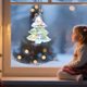 thumbnail image 5 of Christmas Couplet Door Curtain Custom Party Decoration Door Cover Christmas Flag Background Cloth Christmas Lighting Style, 5 of 7