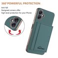 thumbnail image 3 of Allytechgroup Wallet Case for Samsung Galaxy A06, RFID Blocking PU Leather Stand Phone Shell with Credit Card Slot Shockproof Back Cover for Samsung Galaxy A06 Women Men, Green, 3 of 8