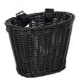 thumbnail image 4 of koolsoo Kids Handlebar Bike Basket Imitation Rattan Handmade Basket Simple and Black, 4 of 9