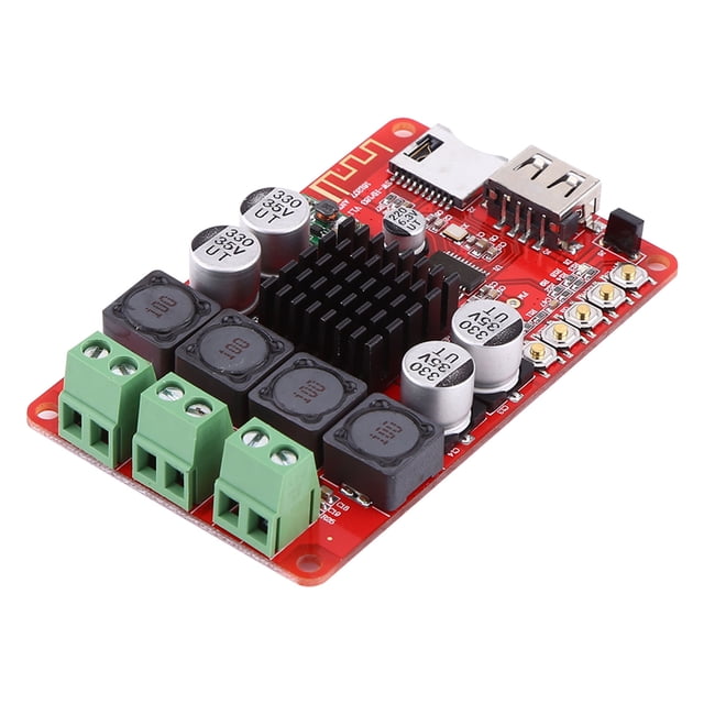 Decodificador de tarjeta, 50W+50W Placas amplificadoras de audio Bluetooth portátiles Placa amplificadora Ultra sensible