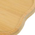 thumbnail image 4 of 1 Pc Creative Storage Tray Heart Shaped Fruit Plate Wooden Storage Dish (Khaki), 4 of 4