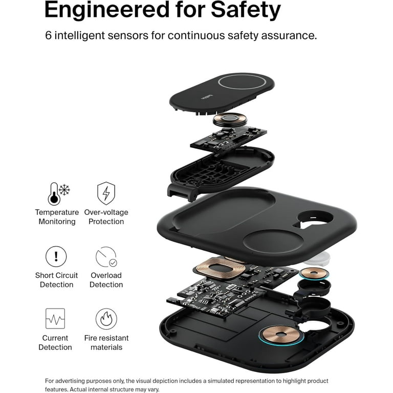 Belkin MagSafe-Compatible iPhone Charger - 3-in-1 Magnetic