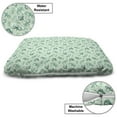 thumbnail image 3 of Reptile Pet Bed, Exotic Lizards Chameleons Leaping Illustration Nature Reptiles, Chew Resistant Pad for Dogs and Cats Cushion with Removable Cover, 24" x 39", Green Mint, by Ambesonne, 3 of 4