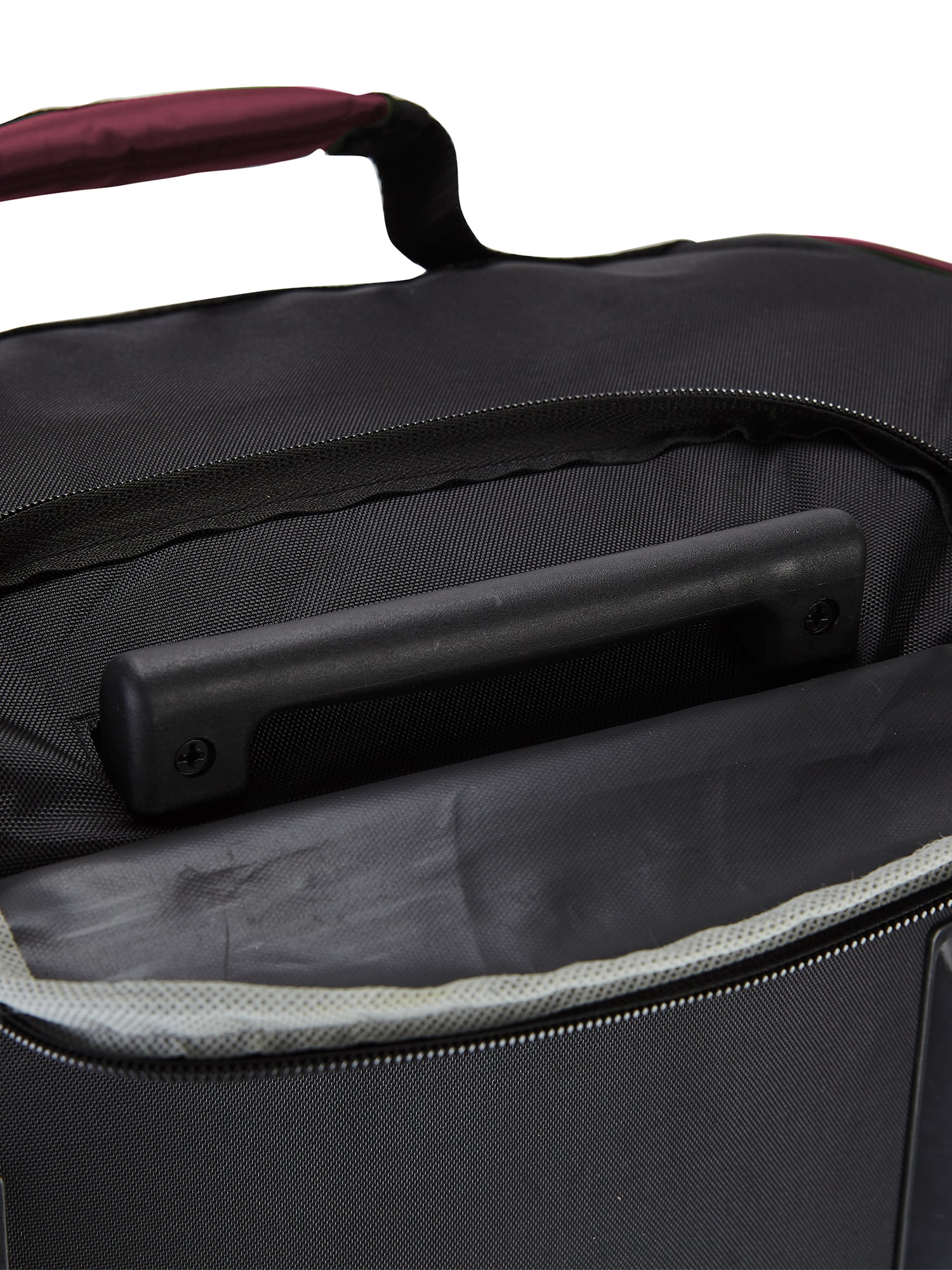 Travelers Club 30" Rolling Multi-Pocket Upright Duffel - Crimson