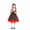 Black, variant on Edvintorg Dresses for Girls Halloween Costumes Floral Print Square Neck Puff Sleeve A Line Party Dress Kids Clothes Girls Size 4-16