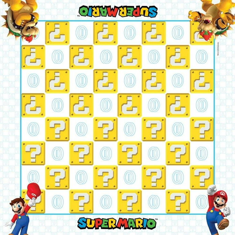 USAOPOLY Super Mario Checkers And Tic Tac Toe Board Game - Walmart.com