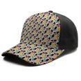 thumbnail image 2 of Leopard Print Baseball Cap Adjustable Size – Stylish Spliced Design Trucker Hat, Dad Hat with Full Print Front & Brim, Breathable Cotton Blend Snapback for Sports, Travel & Daily Wear, 2 of 3
