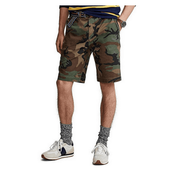 Polo Ralph Lauren Men's Classic Relaxed Fit 10 Inch Chino Shorts, Camo, Sz 50B