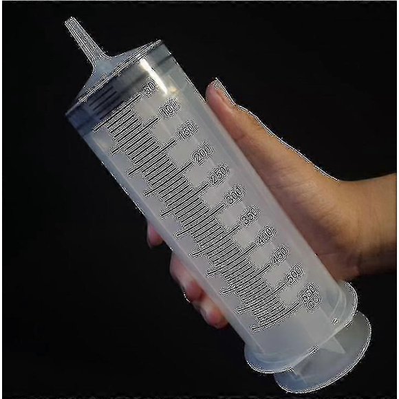 500ml Reusable Syringe with 1m Tube - Large Capacity Pump for Measuring, Feeding, and Ink
