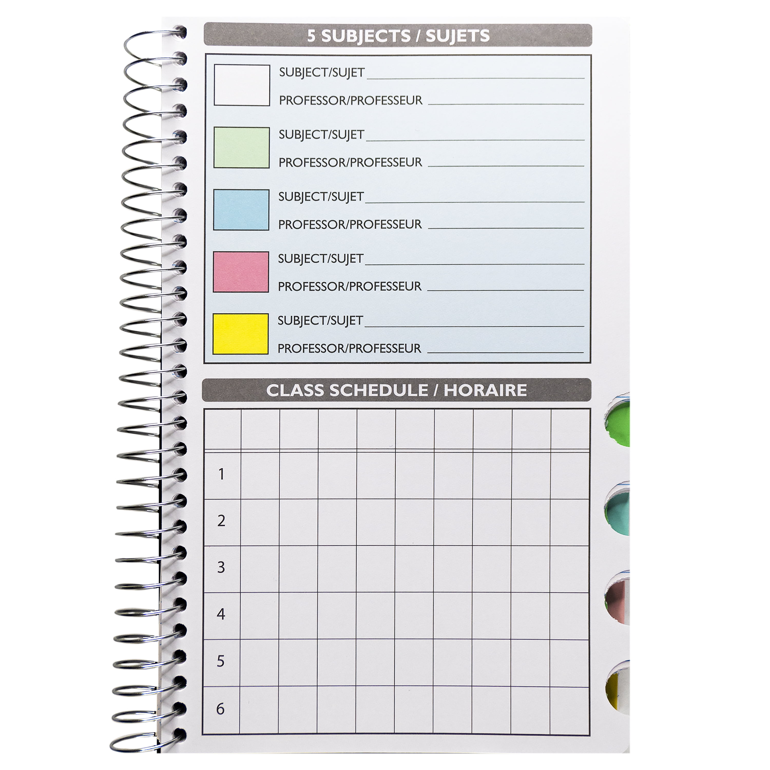 Hilroy® 5 Subject 300pg Notebook, Dark Blue