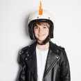thumbnail image 4 of UPOUART Orange Silicone Motorcycle Fin Decor 1Pcs for Men Enthusiasts Riding, 4 of 8