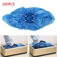 100 pcs(50 pairs)Disposable shoe covers with T-buckle shoe covers ...