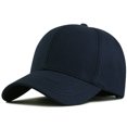thumbnail image 1 of Gorra de béisbol de talla grande para hombre, de primavera y verano, con parte superior rígida y ligera, con aumento de la circunferencia de la cabeza, 1 of 6