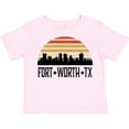 thumbnail image 3 of Inktastic Fort Worth Texas Skyline Retro Boys or Girls Toddler T-Shirt, 3 of 5